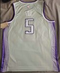 NBA 5 Fox Sacramento Kings 22-23 city Maillot grey avec patches imprimé